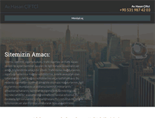 Tablet Screenshot of hasanciftci.com.tr